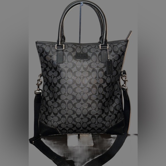 Coach Signature Heritage Foldover F71103 Men's Signature Line Handbag,Shoulde... - Picture 2 of 9